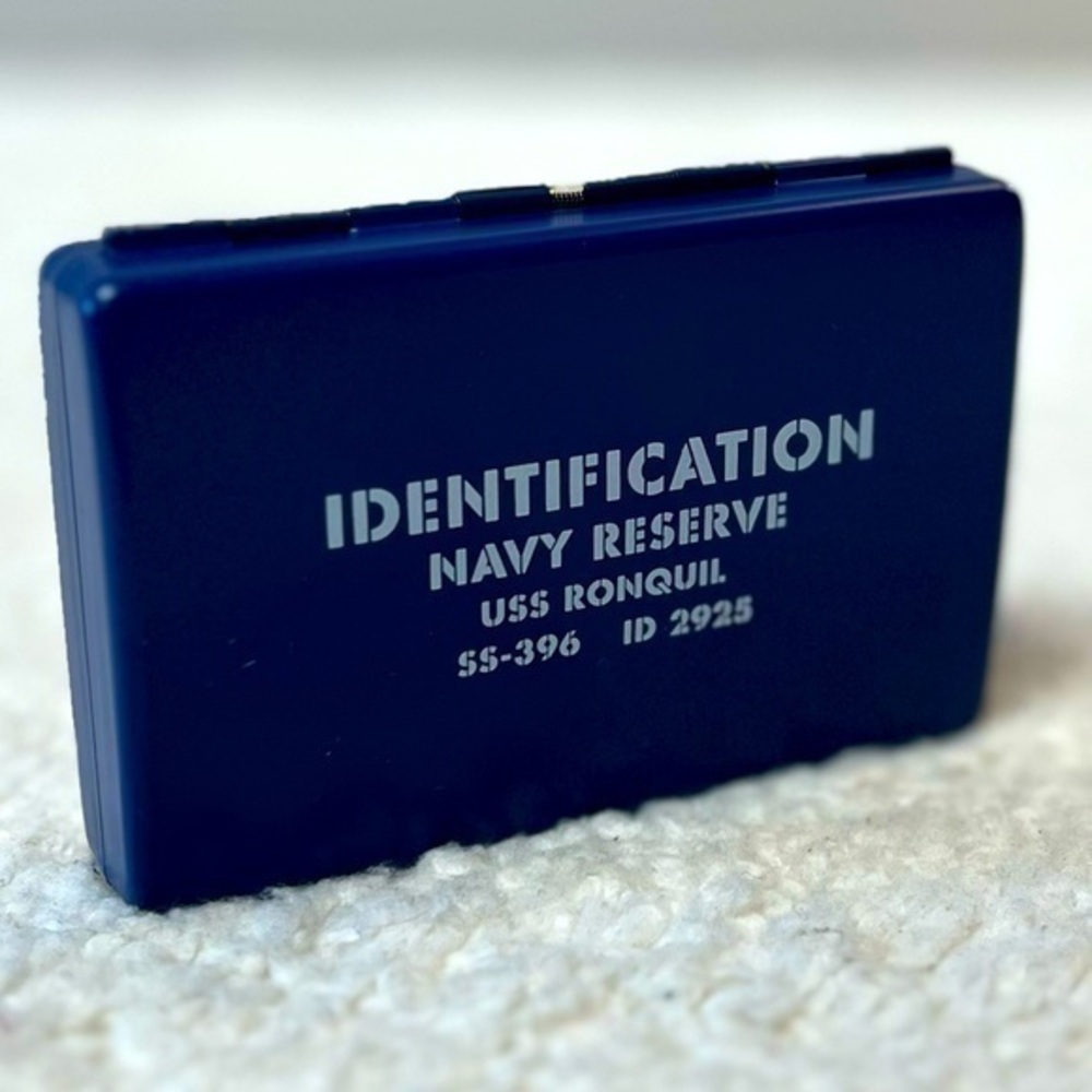 Kikkerland “Navy Reserve” Metal Card Case